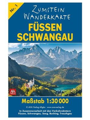 Zumstein Wanderkarte Füssen/Schwangau,