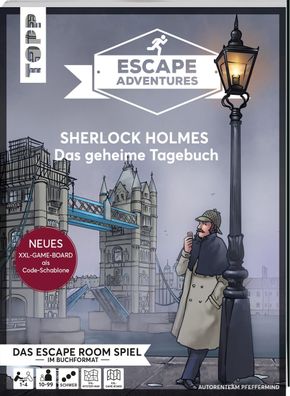 Escape Adventures - Sherlock Holmes: Das geheime Tagebuch (NEUE Codeschablo