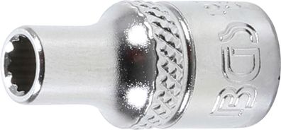 Steckschlüssel-Einsatz Zwölfkant | Antrieb Innenvierkant 6,3 mm (1/4") | SW 4,5