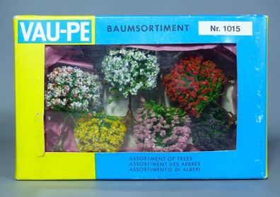 Vau-Pe VauPe H0 1015 Baumsortiment 6 Stück blühende Bäume Laubbäume NEU OVP