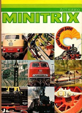 Minitrix Trix Spur N Katalog 76/77 Gesamtprogramm 1976 1977 DIN A4