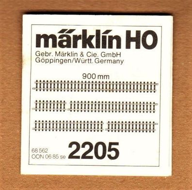 Märklin H0 K-Gleis Anleitung Anweisung Beiheft für 2205 Flexgleis