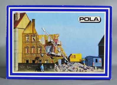 Pola H0 162 Abbruchhaus Abrisshaus Abriss Abbruch Baustelle OHNE BAGGER NEU OVP