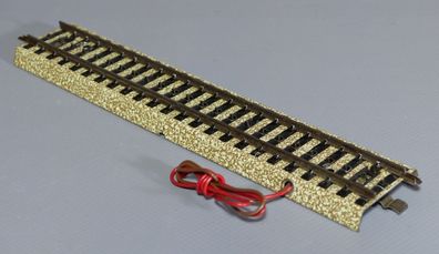 Märklin H0 M-Gleis 5111 (5106 1/1) Stromanschluss Anschlußschiene-Gleis ungebördelt