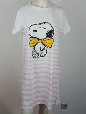 NEU Damen Nachthemd Snoopy Peanuts Schlafshirt Pyjama Gr. L + XL