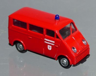 Praline H0 141006 DKW Auto-Union Audi F89L Feuerwehr Frankfurt Blaulicht Oldtimer