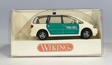 Wiking H0 104 07 27 Ford Galaxy Van Kleinbus Polizei Blaulicht Einsatzwagen NEU OVP