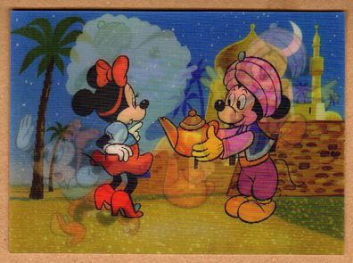 Toppan Top Stereo 3D Postkarte PS-204 Walt Disney Mickey Mini Goofy PK AK TOP