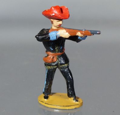 Merten 4cm Figur Cowboy stehend mit Gewehr 50er Jahre Merten Germany