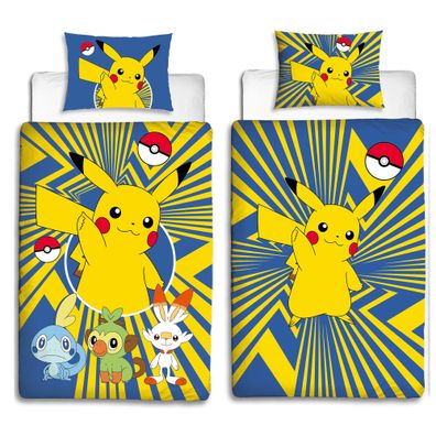 Pokémon Pikatchu Go Bettwäsche Linon / Renforcé