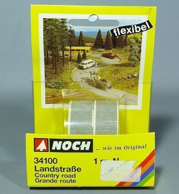 Noch Spur N 34100 Landstraße 1 Meter x 3 cm flexibel Asphaltstrasse NEU OVP