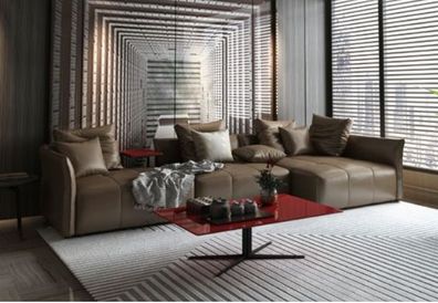 Wohnlandschaft Ecksofa L-Form Sessel Set Garnitur Modern Sofa Italien Möbel Neu