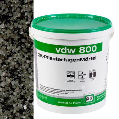 vdw 800 Pflasterfugenmörtel 10kg basalt