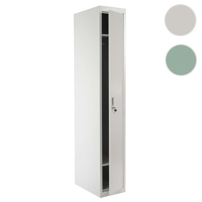 Spind Boston T163, Garderobenschrank Kleiderspind Umkleideschrank, 180x30x50cm