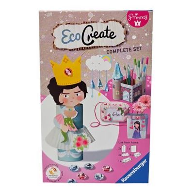 Ravensburger Bastelset Eco Create Princess DIY Bastelkasten Kreativset Ab 6 Jahr