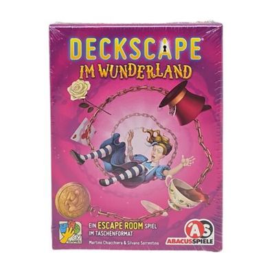 Deckscape Im Wunderland Abacus Spiele Kartenspiel - Ab 12 Jahren - Neu