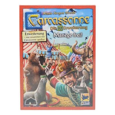 Carcassonne 10. Erweiterung Manege frei! Hans Im Glück Gesellschaftsspiel Neu