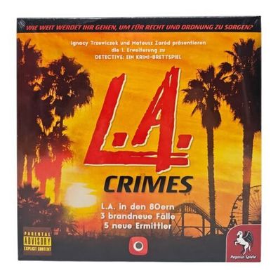 Detective: L.A. Crimes (Erweiterung) Pegasus 2021 Krimi Spiel 57507G Neu