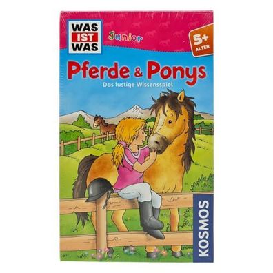 Kosmos Spiel - Was ist Was Junior Wissenspiel Pferde & Ponys Lustiges Spiel Neu