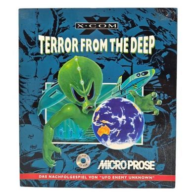 X-Com Terror From The Deep PC BIG BOX 1995 MicroProse Weltraum Außerirdische