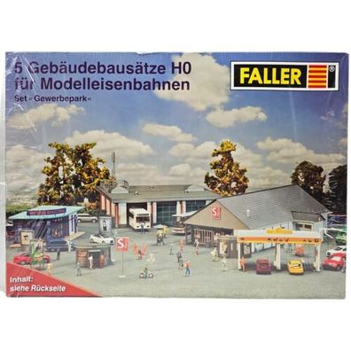 Faller Set Bausatz Gewerbepark 5-teilig Spur H0 OVP NEU