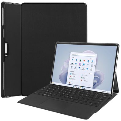 Hülle für Microsoft Surface Pro 9 13 Zoll 2022 Smart Cover Sleep/Wake Schwarz