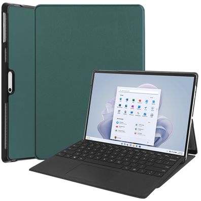 Tablet Hülle für Microsoft Surface Pro 9 13 Zoll 2022 Slim Case Sleep/Wake Grün