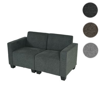 Modular 2-Sitzer Sofa Couch Lyon, Stoff/Textil