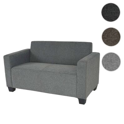 2er Sofa Couch Lyon Loungesofa Stoff/Textil