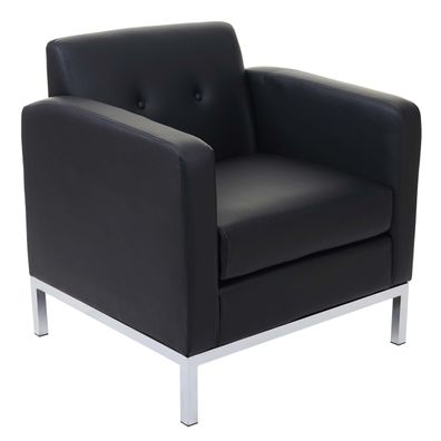 Sessel HWC-C19, Modular-Sofa mit Armlehnen, erweiterbar Kunstleder