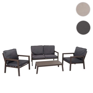 Garnitur HWC-L64, Gartenlounge Gartengarnitur Lounge-Set Sitzgruppe Sofa, Metall