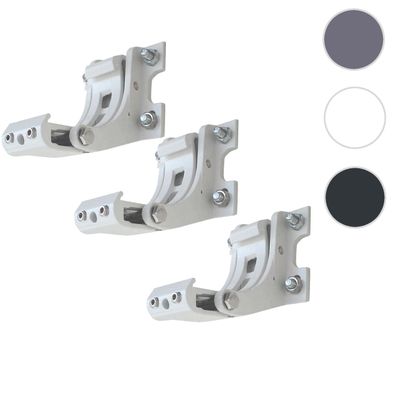 3er-Set Wandhalterung für Markise T124, Wandkonsole Wandmontage Adapter