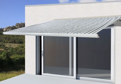 Elektrische Kassettenmarkise T124, Markise Vollkassette 5x3m