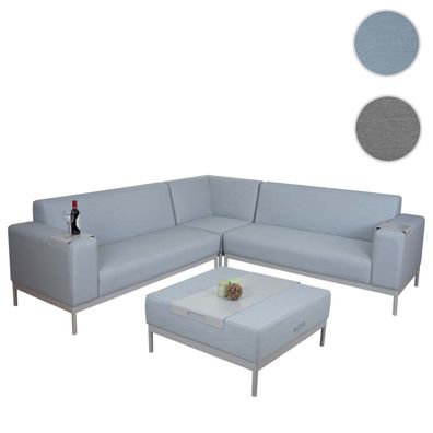 Ecksofa HWC-C47, Sofa Loungesofa Couch, Stoff/Textil Indoor wasserabweisend