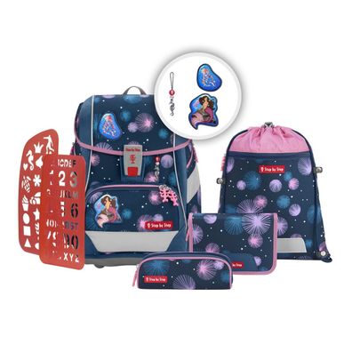 Step by Step 2in1 Plus Schulrucksack-Set 6tlg. Mermaid Delia