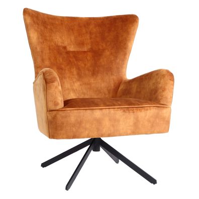 Lounge-Sessel HWC-L63, Cocktailsessel Polstersessel Relaxsessel, drehbar, vintage