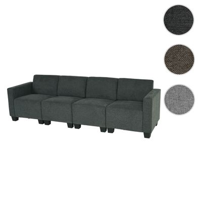 Modular 4-Sitzer Sofa Couch Lyon, Stoff/Textil