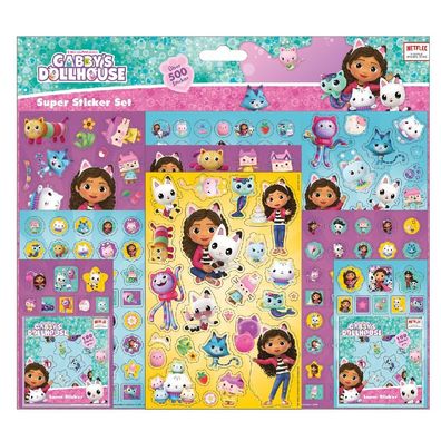 Gabby&#039s Dollhouse Super Sticker Set