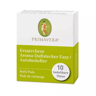 Primavera Ersatzvliese für Duftstecker easy und Autobedufter 10 Stück