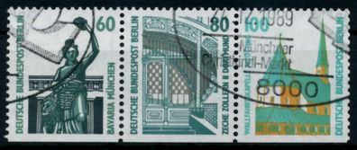 BERLIN Zusammendruck Nr W96 gestempelt 3ER STR X74B6CE