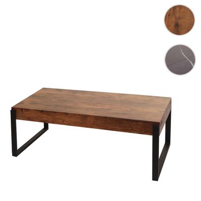 Couchtisch HWC-L53, Wohnzimmertisch Beistelltisch Sofatisch, Metall 43x110x64cm
