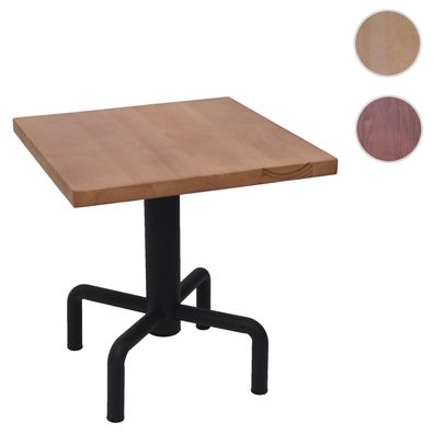 Bistrotisch HWC-G68, Beistelltisch Bartisch Loungetisch, Gastro-Qualität 73x70x70cm