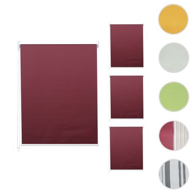 4er-Set Rollo HWC-D52, Fensterrollo Jalousie, 120x230cm Sonnenschutz blickdicht