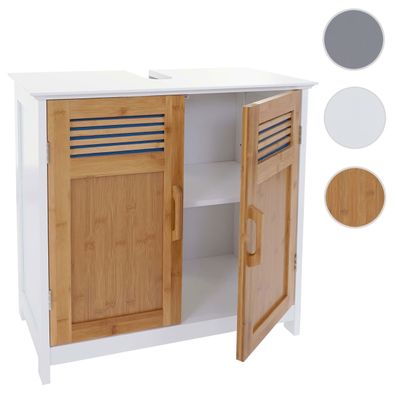 Waschbeckenunterschrank HWC-A85, Badschrank 60x60x30cm