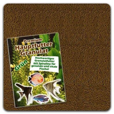 Aquaristik-Paradies Hauptfuttergranulat "GRÜN" 125 g (ca. 250 ml)