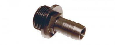 Schlauchtülle aus PP m. AG 1/2" x 20 mm