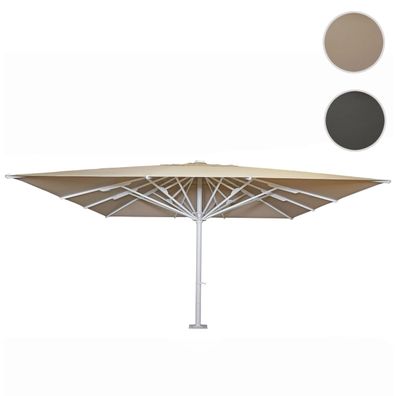 Gastronomie-Sonnenschirm HWC-D20b, XXL-Schirm, 5x5m (Ø7,2m) Polyester/Alu 75kg