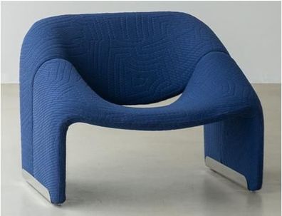 Design Luxus Chair Sessel Sofa 1 Sitzer Fernseh Lounge Chaise Sofa Stoff Textil