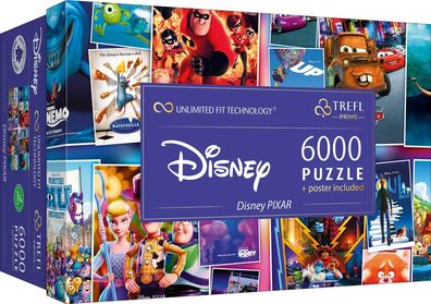 Trefl 81038 Disney/Pixar Animationsgalerie 6000 Teile Puzzle