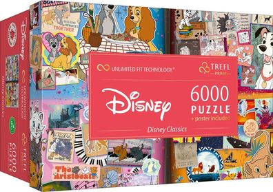 Trefl 81037 The Great Book of Disney 6000 Teile Puzzle